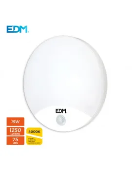 

Apply round outdoor led 15w 1250 lumen 4.000k sensor