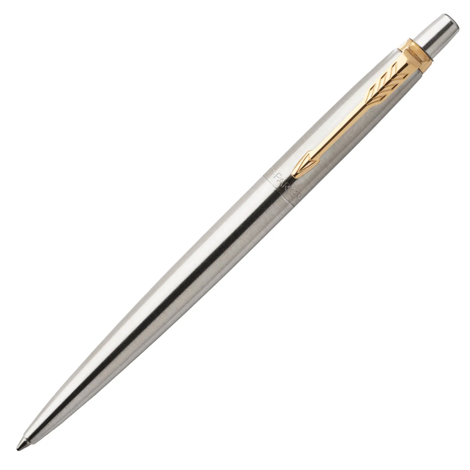 Ручка гелевая Parker &quotJotter Stainless Steel GT&quot корпус серебристый позолоченные детали