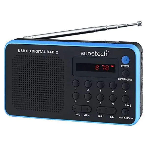 ТРАНЗИСТОР радио Sunstech RPDS32BL синий |