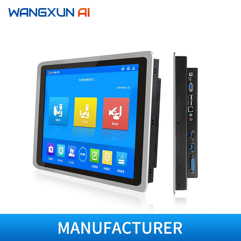 純正販促 産業用タブレット 10 12 15 17 19インチ オールインワン Pc 静電容量式タッチスクリーン Android Windows用組み込みパネル 1280x1024 販売 激安 オンライン Encantosbg Cl