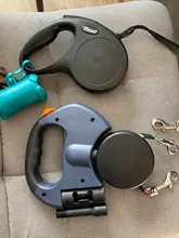 Leash Automatic Lead Traction-Rope Pet-Supply Nylon Dog Double-Head Outdoor Walking Solid