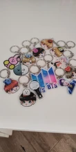 KPOP Bangtan llaveros de niño EXO GOT7 dos veces diecisiete clave cadena accesorios clave anillo Linda anillo colgante llavero