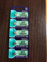 10 Uds nuevo SONY Original de 377, 376 de 177 SR626SW 626 SR626 V377 AG4 pilas para reloj óxido de plata botón pila de moneda hecho en Japón