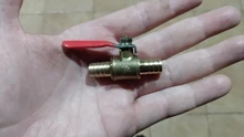 Ball-Valve Thread-Joint Fuel-Pipe Hose Barb Water-Oil 1pcbrass Female 12mm for 1/81/21/4