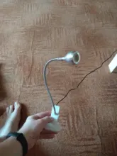 Desk-Lamp Book-Lights Clip-Holder Usb Led Reading Foldable Rechargeable Flexible Usb-Power-Supply