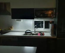 Ultra-Thin Night Light 12/23.5/40cm LED Under Cabinet Lights PIR Motion Sensor USB Rechargeable