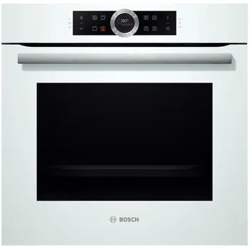 

BOSCH HBG675BW1 multifunction oven, Pyrolitic, white glass, 71 litres