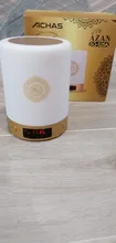 AZAN-altavoz Corán islámico con luz nocturna, reproductor mp3 Coran, lámpara modelo Corán con tarjeta de memoria de 16G