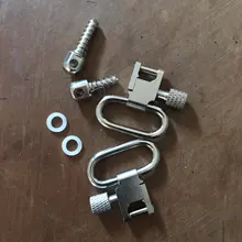 Sling Swivel Strap-Ring Hunting-Accessories Silver Quick-Detachable Metal White Steel