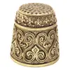 Напёрсток for sewing pattern beautiful souvenir gift accessory bronze brass thimble Russian 2615 ► Photo 1/3