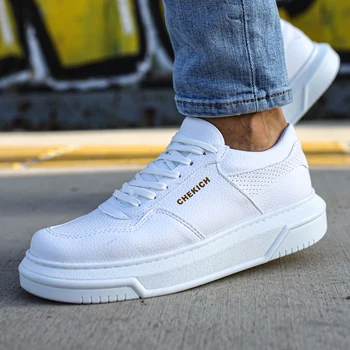 

Chekich CH075 Ipekyol White Sole Male Shoes WHITE