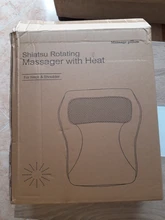 Novedosa almohada de masaje 3 en 1 para cuello, espalda, hombros y cintura, masajeador corporal, regalo para aliviar el dolor, fácil de llevar, para coche, hogar, enchufe europeo