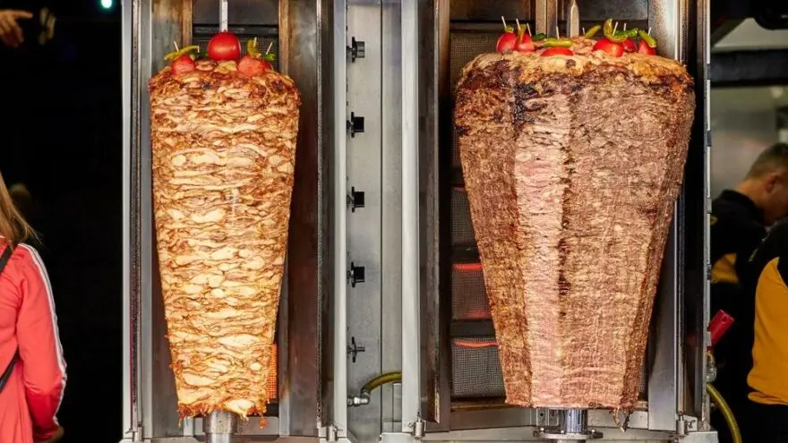 PICNIC Or HOME Type One RADIAN DONER OVEN With Tube Turkish Kebab Making Tool