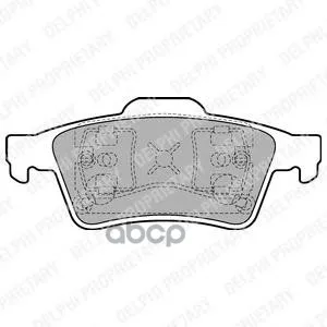 Колодки Задние Nissan Primera P12, Renault Laguna Ii-Iii Lp1701 Delphi арт. LP1701