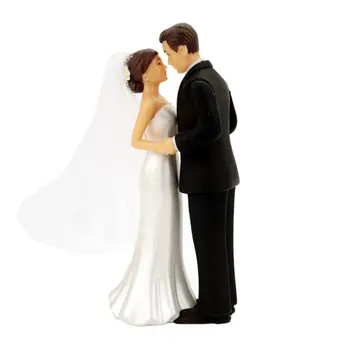 

Bridal Groomer Plastic Mini Cake Terrarium Object