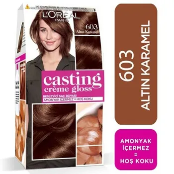 

L'oreal Paris Casting Crème gloss Amonyaksız & Nourishing Hair Dye-603-Golden Caramel