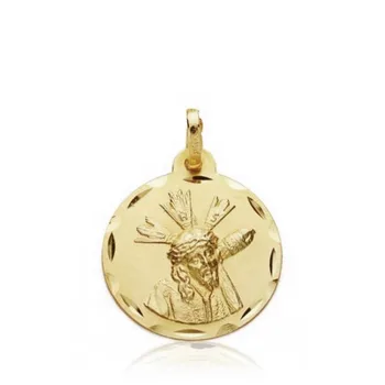 

Medal scapular 18k gold Big Power Virgin Macarena 18mm. [AA2504]