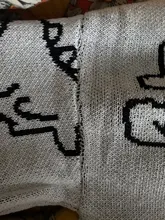 Suéter de moda Harajuku para hombre, ropa informal estilo Hip Hop, jersey de dibujos animados de dinosaurios, cuello redondo, suéteres de pareja informales de gran tamaño