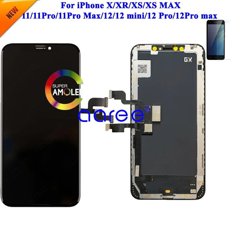 Display Lcd Oled Gx Per Display Lcd Iphone X Per Iphone Xs Max 11/11 Pro/12 /12 Pro Display Lcd Touch Digitizer Assembly
