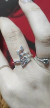 Anillo de gafas clásicas de la muerte para hombre y mujer, anillos abiertos negros con cicatrices de rayo para parejas, joyería para dedo
