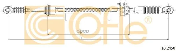 Трос Кпп Ford Transit All 96-(Красный) Cofle арт. 10.2450