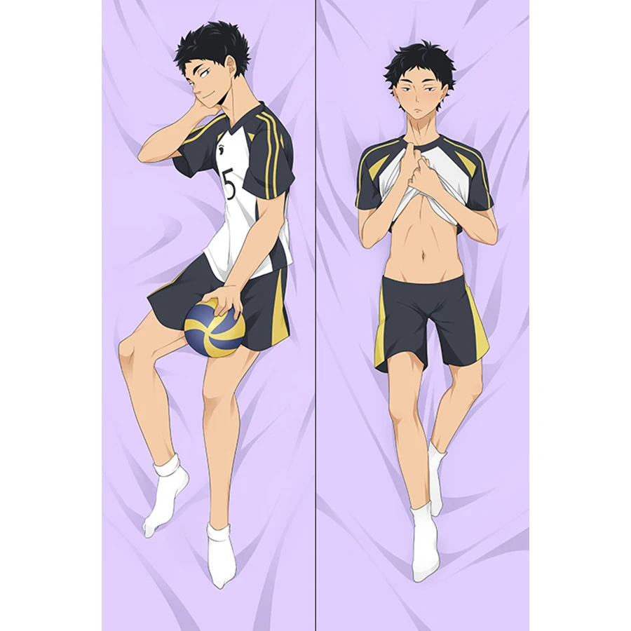 Брелок дакимакура Волейбол Haikyuu!! Акааши Кейджи мини с кольцом M0084 | Украшения и