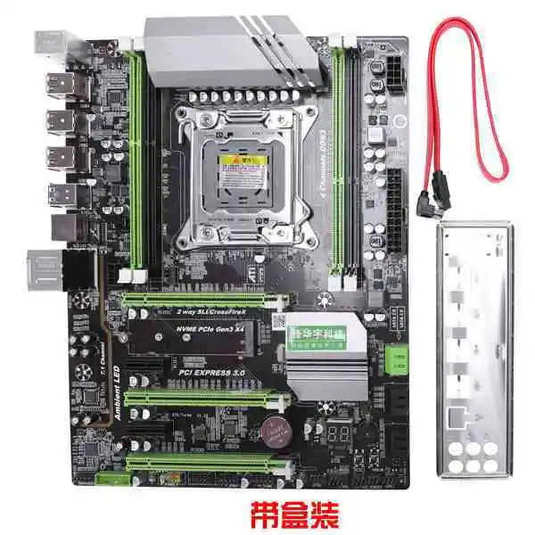 Системная плата X79T DDR3 для игр на настольных компьютерах Intel B75 LGA 2011 4 канала M.2