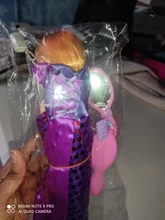 Muñecas de princesa Rapunzel para niños, conjunto para niñas, cuerpo móvil, belleza, largo y grueso pelo rubio, 30CM