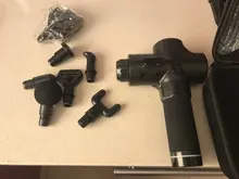 Pantalla LCD eléctrica masaje muscular arma 30 engranajes Fascia de tejido profundo masajeador cuello cuerpo atrás relajación dolor alivio Fitness relajarse