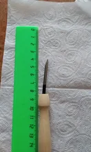 Bolígrafo para bordar y tejer, para manualidades, enhebrador de aguja, mango de madera, herramientas y accesorios de costura