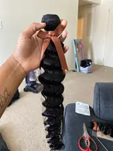 Peluca brasileña de ondas profundas prearrancada, peluca con malla frontal y pelo de bebé, 13x4, para mujeres negras
