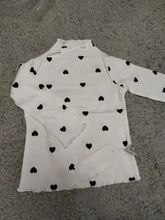 LILIGIRL 100% Cotton Girls T-Shirt Long-sleeve Baby Kids Turtleneck Bottoming Bottoming