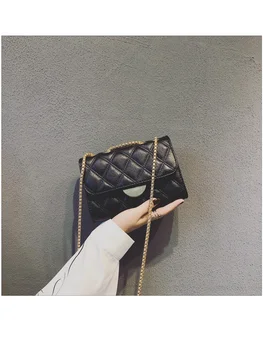 

Bags-2020 spring and autumn new foreign style high-end French niche rhombic chain bag