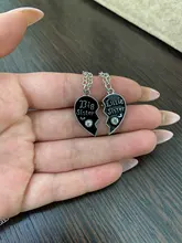 Collar con colgante de 2P para Hermanas, joyería de rompecabezas de corazón roto, regalos únicos, dijes, collares de pareja para Hermanas