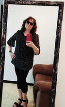 Kimono de talla grande para mujer, Blusa de gasa de lunares, ropa de manga larga, moda coreana, 2021