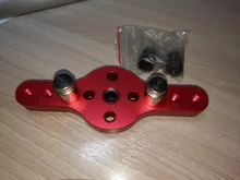 De aleación de Vertical Agujero de bolsillo Jig de la madera 6/8/10mm de perforación de madera Dowelling broca autoajustable guía Kit perforadora