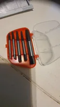 Extractor de tornillos, juego de guías de broca, Extractor de perno dañado, velocidad de eliminación, juego fácil, 5 uds.