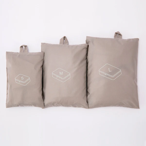 Комплект organizadores para maletas | 3 bolsas de tela | 1 zapatero de viaje