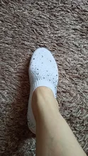Zapatos de tobillo para mujer, mocasines planos, zapatillas brillantes de moda de cristal, zapatillas informales para mujer, Zapatos informales transpirables #45