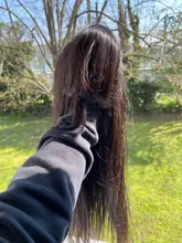 ISEEHAIR-peluca recta de cabello humano para mujer, hecha a máquina, con Color Natural, sin pegamento