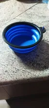 Cuenco plegable de silicona para perros, cuencos de viaje para mascotas, alimentación de agua, sin BPA, taza plegable con mosquetón