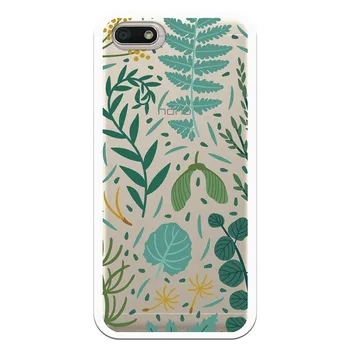 

Stand case costume drawing Leaves WP022 for Huawei Y5 2018