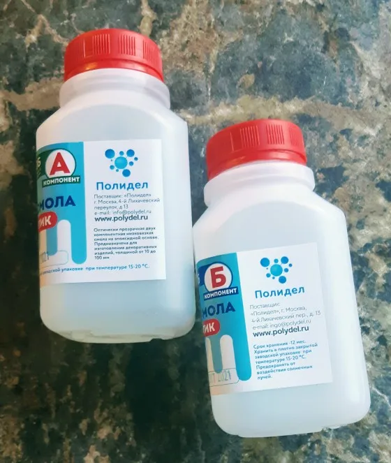 Отзыв о товаре Эпоксидная смола для творчества и рукоделия Полидел Оптик 350гр от пользователя T***t