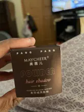 Polvo de sombra de pelo Natural de 4 colores, sombra de línea de pelo esponjosa, corrector de maquillaje que cubre raíces, producto para la pérdida de cabello, 2019