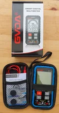 GVDA-multímetro Digital inteligente, probador de voltaje de 600V, Ture RMS AC DC NCV, Ohm, capacitancia Hz