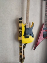 Guitar-Strap Polyester-Guitar-Belt Electric-Bass-Guitar-Parts-Accessories Yellow 