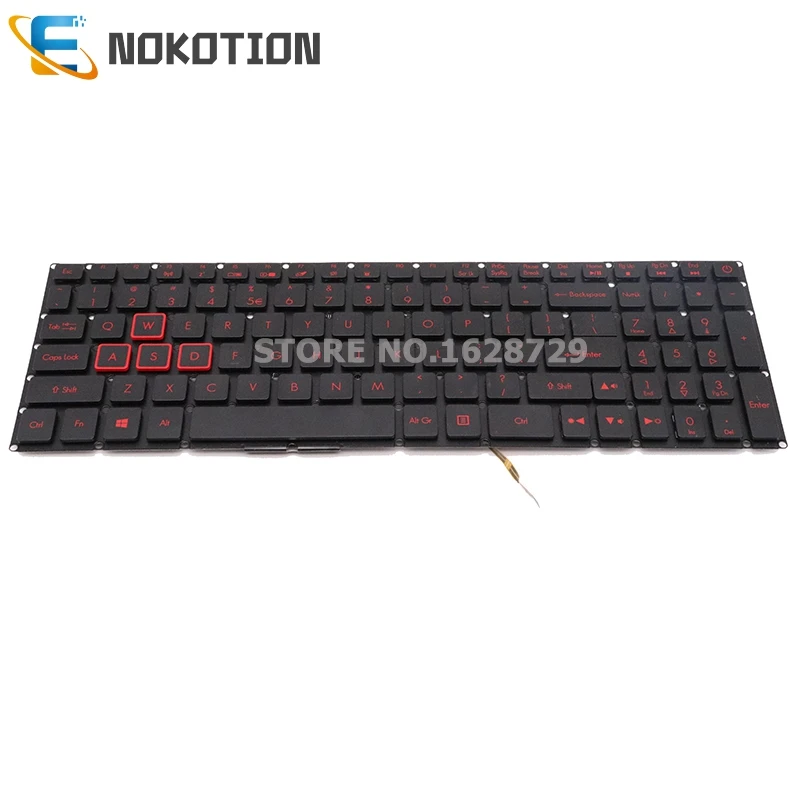 Клавиатура NOKOTION NKI15130FT C5PRH для ноутбуков Acer Predator Helios клавиатура 300 с 28 контактами