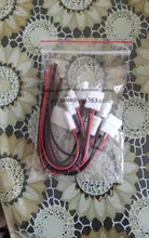 Power-Wire-Connector Pcb-Ribbon Led-Strip 2-Pin No-Soldering 10pcs/Lot for 3528/5050