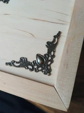 Brackets Notebook-Cover Decorative-Protector Furniture Photo-Frame Angle-Corner Metal