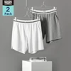 52025 Pajama Pants 2-Pack Sleep Shorts Men Pyjama Shorts Cotton Modal Breathable Pants with Pockets Comfortable Sleepwear Shorts ► Photo 2/6